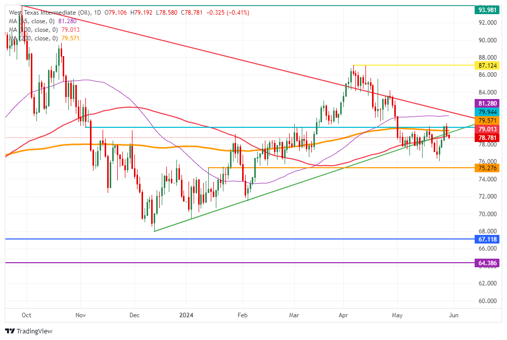 US WTI Crude Oil: Daily Chart